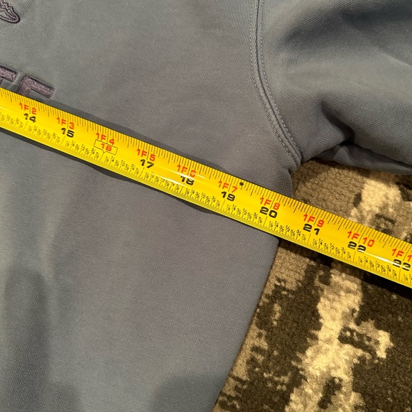 Lacoste Blue Embroidered Logo Sweatshirt Pullover Long Sleeve Crewneck Med RARE - Picture 5 of 9